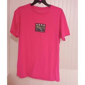 Aeropostale California pink tee shirt size medium